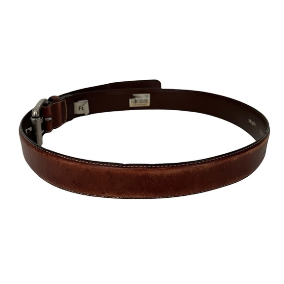 FOSSIL Brown Genuine Leather Belt Men's Size 90/36 MB350720136 Outdoors Work - Picture 10 of 12